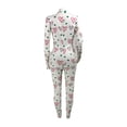thumbnail image 6 of Seyurigaoka Women Christmas Printed Romper Casual Long Sleeve O-Neck Jumpsuit, 6 of 6