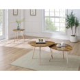 thumbnail image 3 of Steve Silver Torty Naturel et Rose Table de Fin d'Or, 3 of 4