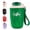 Green, variant on Coffee Vacuum Flask, 1 Count Portable Coffee Cup with Lid & Handle, Stainless Steel Insulated Water Bottle for Home, Office, and Outdoor Use, Insulated Travel Drinkware (White, General Sets)