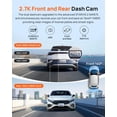 thumbnail image 4 of Dash Cam 70mai A510 1944P+1080P delantera y trasera con tarjeta de 64 GB, 4 of 9
