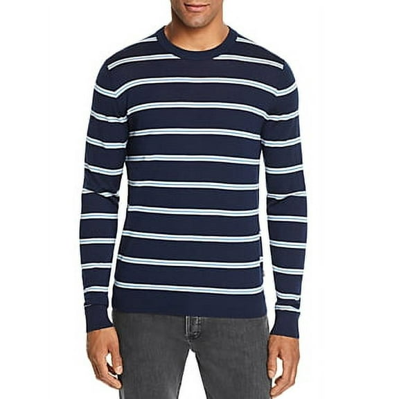 Michael Kors Mens Sweater Extra Fine Merino Wool Crew Neck Lightweight Pullover
