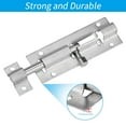 thumbnail image 6 of Door Security Slide Lock – 3 Inch Barrel Bolt with 12 Screws, Easy Installation, Additional Security for Interior Doors, Closets, and Sliding Doors, 6 of 6