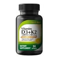 thumbnail image 2 of (3 pack) HealthA2Z Vitamin D3 + K2 | 5000 IU + 100 mcg | 90 Easy-to-Swallow Softgels | Clean Label, No Dyes | Bone, Muscle & Immune Support, 2 of 10