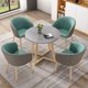 thumbnail image 1 of Extendable Round Dining Table Set Dinning Room Chairs Office Salon Lounge Dinnerware Coiffeuse De Chambre Hotel Furniture My Lux Decor Round, 1 of 6