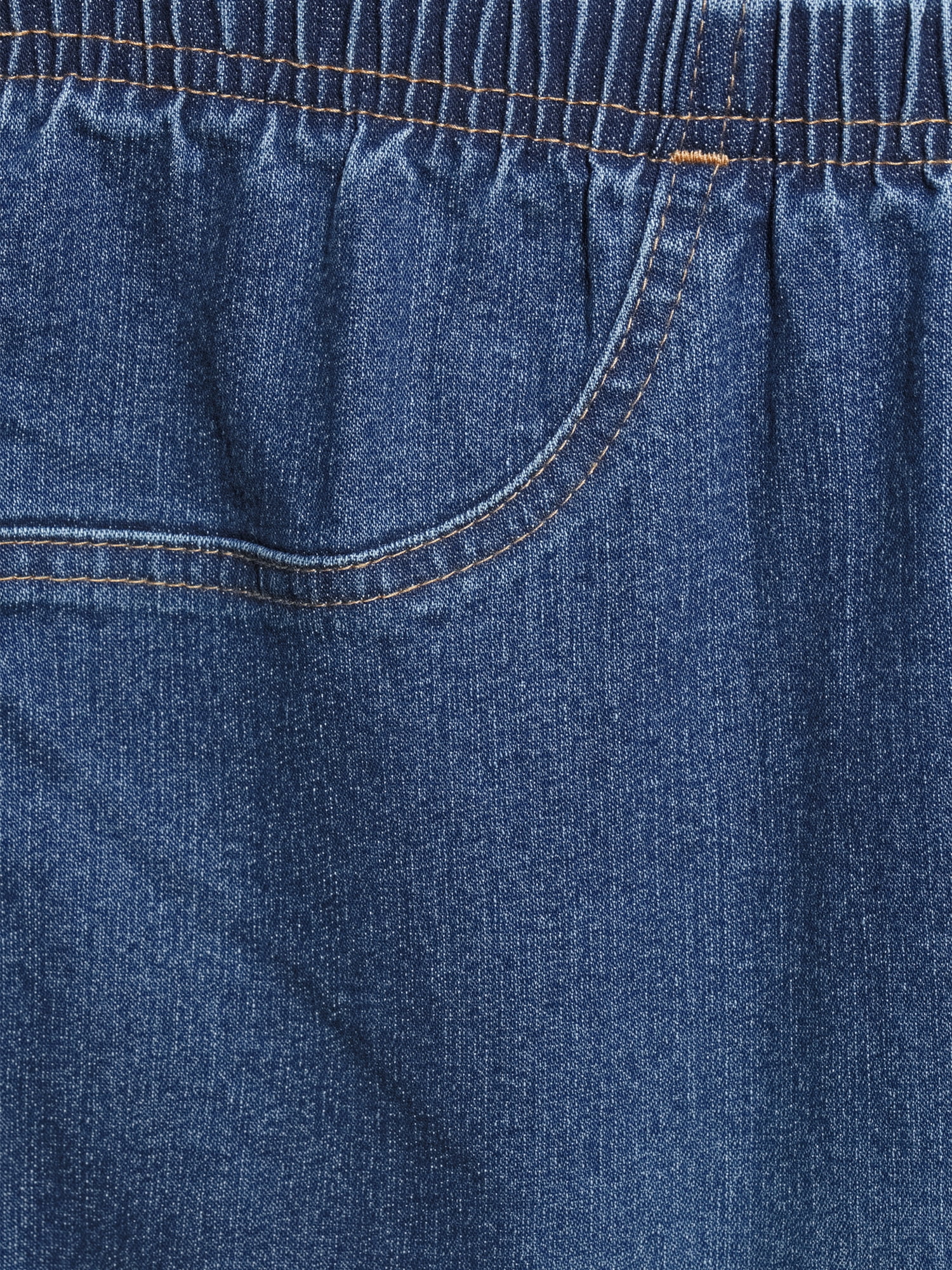 JMS Just My Size by Hanes Women’s Plus Size Pull-On Stretch Denim Bootcut Jeggings
