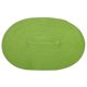 thumbnail image 1 of Manteles individuales trenzados ovalados de 30 x 45 cm para mesas de comedor, manteles individuales tejidos naturales resistentes al calor (verde ovalado), 1 of 6