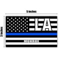 thumbnail image 2 of Monroe LA Louisiana Ouachita County Thin Blue Line Stealthy USA Flag - Honoring Law Enforcement Officers Flags - Blue Lives Matter Euro Decal Bumper Sticker 3M Vinyl 3" x 5", 2 of 3