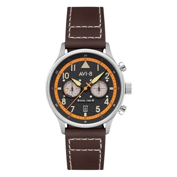 AVI-8 Hawker Hurricane Carey Dual Time Imperial War Museums Edition Black Dial Quartz AV-4088-07 Men's Watch
