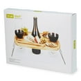 thumbnail image 4 of True Dash Bottle Holder and Wine Glasses Picnic Table, One Size, Bamboo, 4 of 4