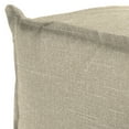 thumbnail image 3 of Jordan Manufacturing 20" x 20" Tory Bisque Tan Solid Square Outdoor Pouf Ottoman with Flange, 3 of 9