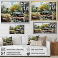 thumbnail image 4 of Designart "Pickup Truck Calm Lakeside II" Transportation Floater Framed Wall Art Living Room, 4 of 7