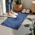 thumbnail image 4 of Bohemian Retro Floral Non-Slip Entryway Door Mat,Boho Indoor Decor Durable Low Plush Door Mat,Washable Welcome Rug for Patio Hallway Home Decor 16x24 Inches, 4 of 7