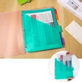 thumbnail image 5 of Plastic 8-Tab Dividers with Two Pockets, Binder Dividers with Pockets, Pocket Dividers for 3-Ring Binders, Multi-Color Binder Dividers for Files, Archives, Drawings, 5 of 9