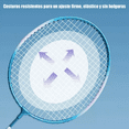 thumbnail image 4 of Juego De Bádminton Para Adultos 2 Raquetas Y 3 Gallitos Azul, 4 of 5