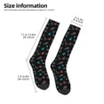 thumbnail image 2 of Honeii Colorful Insect Print Long Socks,Novelty Design Socks Gift for Men and Women,Crew Socks,Calf Socks, 2 of 6