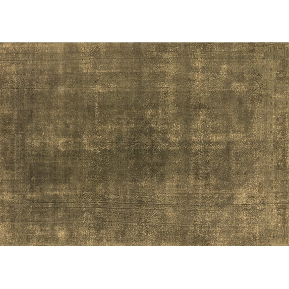 Ahgly Company Indoor Rectangle Oriental Brown Industrial Area Rugs, 7' x 9'
