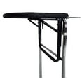 thumbnail image 7 of Oakland Living Wicker and Metal Indoor/Outdoor Foldable Balcony Table with Adjustable Clamps - Black, 7 of 7