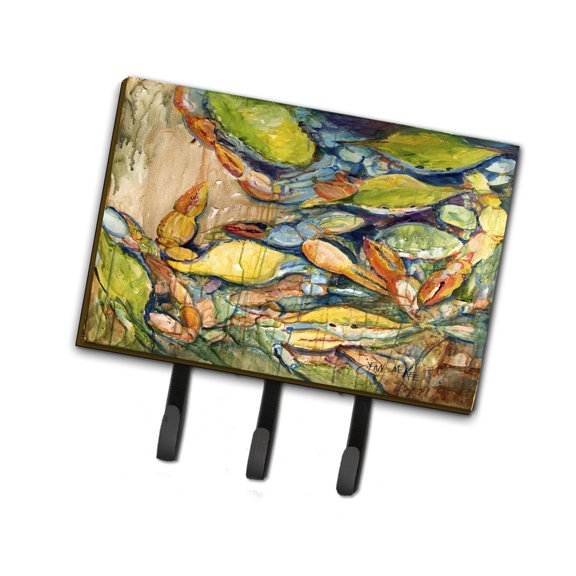 Carolines Treasures JMK1102TH68 Jubilee Blue Crab Leash or Key Holder Triple multicolor