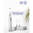 thumbnail image 2 of Supersmile Zina45 Sonic Pulse Toothbrush Chrome Silver with Case, 2 of 7