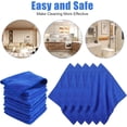 thumbnail image 7 of 25 Packs Magnetic Dry Erase Cloth, Blue Microfiber Whiteboard Eraser Reusable Washable Cleaning Cloth for Office Home, 10x10 Inch, 7 of 7