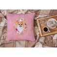 thumbnail image 4 of Carolines Treasures CK4169PW1414 Pomeranian 1 Pink Flowers Fabric Decorative Pillow  14Hx14W multicolor, 4 of 4