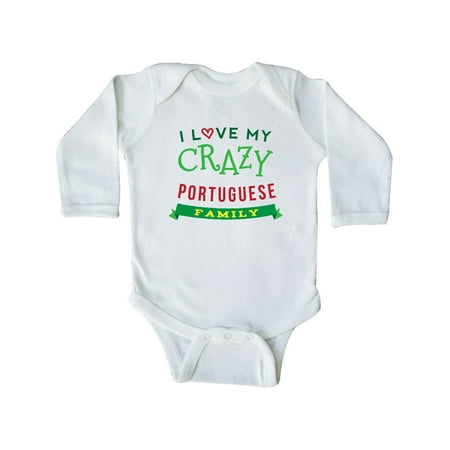 

Inktastic Portuguese Family Reunion Funny Gift Gift Baby Boy or Baby Girl Long Sleeve Bodysuit