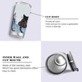 thumbnail image 2 of 20oz Stainless Steel Tumbler with Straw, Double Wall Insulated Travel Tumbler Four Cats, 2 of 8