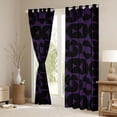 thumbnail image 3 of Homewish Fashion Minimalst Adult Curtains Pack of 2 (42x84 Each), Black Purple Square Cycle Curtains Blackout, Modern Abstract Bedroom Curtains, Blackout Curtains Home Decor, 3 of 6