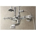 thumbnail image 3 of Aqua Vintage AE553T5 Clawfoot Tub Faucet with Hand Shower, Oil Rubbed Bronze, 3 of 7