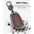 thumbnail image 6 of Key Fob Cover Compatible with Cadillac Escalade Escalade ESV 2015-2020 6 Button Keychain Case Holder Protector,Black, 6 of 6