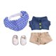 thumbnail image 2 of Ropa de muñeca perfecl Disfraz DIY 15-17 Cm con Zapatos Chaqueta Pantalones, 2 of 8