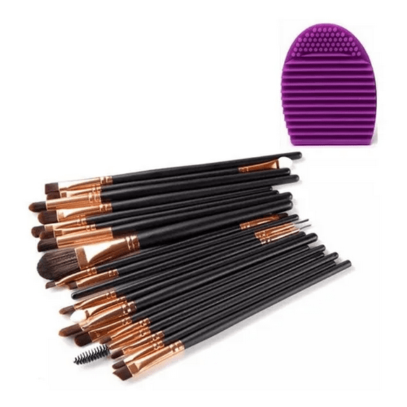 Brochas de Maquillaje Profesional Malubero Set 20 Malu982