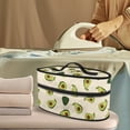 thumbnail image 2 of HELLHERO Protective Travel Steamer Storage Bag Avocado Pattern, Zipper Portable Steamer Carrying Case(Bag Only), 2 of 6