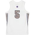 thumbnail image 2 of Air Force Falcons Team-Issued #5 White and Green Camouflage Jersey from the Basketball Program - Size L, 2 of 2