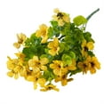 thumbnail image 2 of 1 Bundles Artificial Flower, Fake Violets Eucalyptus Flowers, Artificial Plants Plastic Flowers for Spring Summer Decor, UV Resistant Artificial Flowers for Garden Porch Patio Decor, 2 of 9