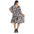 thumbnail image 4 of Moomaya Caftan Court pour Femmes, Robe de Nuit de Couverture, Robe Caftan, Manches Kimono, Tenue de Plage, 4 of 6
