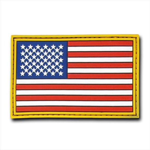 USA Flag Rubber Patch, Original