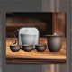 thumbnail image 1 of Juego de té de viaje, tetera con tazas, elegante, con 3 tazas y bolsa de almacenamiento para hotel, picnic, dormitorio, regalo de inauguración de la Color sólido, 1 of 8