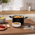 thumbnail image 2 of Mainstays Aluminum Nonstick 5qt Dutch Oven Black, 2 of 5