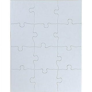 Hygloss Puzzles DIY Party Invite - Blank Puzzle for Decorating - Art  Activity - Use as Party Favors - White, Sturdy – 5.5 x 8 Inches, 28 Pieces  