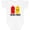AA-White, variant on Inktastic Ketchup and Mustard Gift Boys or Girls Baby Bodysuit