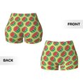 thumbnail image 3 of Sikiie Summer Watermelon Print Workout Shorts Women Scrunch Butt Gym Shorts Seamless High Waist Tummy Control Yoga Biker Athletic Shorts, 3 of 5