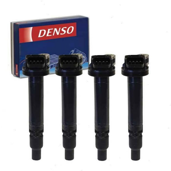 4 pc DENSO Direct Ignition Coils compatible with Lexus ES300h 2.5L L4 2013-2018