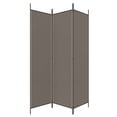 thumbnail image 3 of vidaXL 3-Panel Room Divider Anthracite 150x200 cm Fabric, 3 of 5
