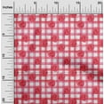 thumbnail image 1 of oneOone Velvet Red Fabric Check,Cyclamen & Rose Floral Sewing Craft Projects Fabric Prints By Yard 58 Inch Wide, 1 of 5