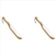 thumbnail image 1 of 2X Cuchillo de Madera con Forma de para Pan, Cuchillo Dentado de 15,8 Pulgadas con Manejar de Madera, Rebanador de Pan para Pan Casero, Cortador de Pan de Masa Madre, 1 of 5