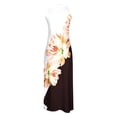 thumbnail image 5 of SMihono Robe d'Été Grande Taille pour Femmes 2023 Mode d'Été Imprimée Col Rond Sans Manches Robe à Épaules Dénudées, 5 of 5