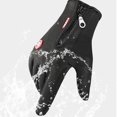 thumbnail image 3 of 2XL Guantes térmicos a prueba de viento impermeables para invierno, manoplas cálidas con pantalla táctil, para hombres y mujeres, 3 of 4