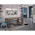 thumbnail image 6 of Modern Erika Engineered Wood Italian Extendable Console Table in Brown, 6 of 6