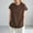 Brown, variant on SNKSDGM Women's Plus Shirts for Women Trendy under 10 Plus Size Tops for Women 4X-5X Tunic Casual Vintage Lace Short Sleeve T Shirt for Women Loose Fit Stylish Spring Summer Top Xxxl